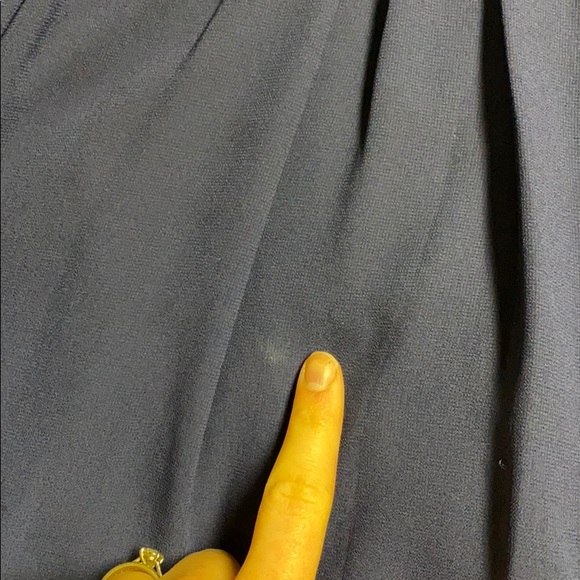 Miami Navy blue chiffon and lace dress - Picture 8 of 8